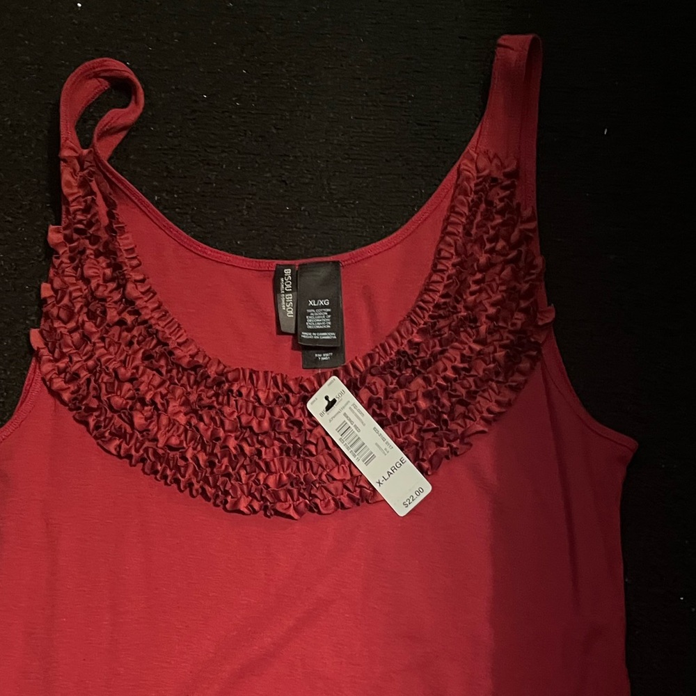 Ruffle tank top